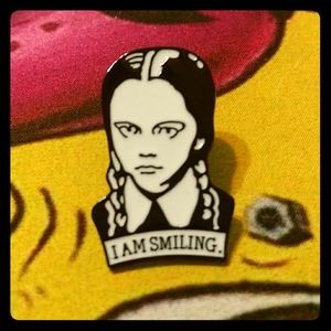 Adam Wednesday 'I AM Smiling' Fashion Pin